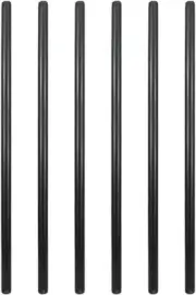 GeilSpace 6 Pack 1/2" × 36" Pre-Cut Black Metal Pipe