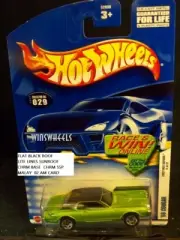 2002 HOT WHEELS 29 FE #17 -1 68 COUGAR CHRM 5SP FLT BLK 02 CARD