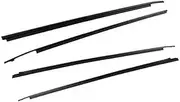 Jodriva Window Door Seals 4pcs Car Door Window Glass Sealing Weather Strip, for Toyota, for Sequoia 2008-2020 Car Door Weather Strip