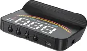 wiiyii Head Up Display M11? Hud Display Car with OBD +GPS Dual System Display, Windshield Display, Over Speed Alarm, Voltage Alarm, Suitable for All Cars