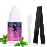 Lace Wig Glue for Front Lace Wig Waterproof Super Hold Wig Glue with Tools Inv