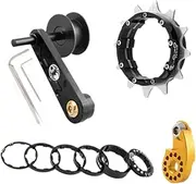 Perfeclan Bike Chain Tensioner Bike Single Speed Conversion for Mountain Bike Outdoor Riding Torque Adjuster Single Speed Cassette