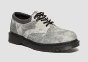 Dr. Martens 8053 5 Eye Stonewashed Hairy Suede Casual Shoes in Black/Grey