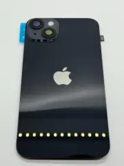 Back Glass Cover for iPhone 14 Plus (Black) with NFC-MagSafe-mic-flash