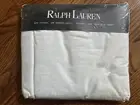 Ralph Lauren Avery White Twin Flat Sheet