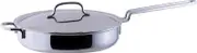 Miyazaki Seisakusho GEO-21ST Geo Saute Pan, 8.3 inches (21 cm), Made in Japan, Compatible with Induction All Heat Sources, 7 Layers, 15 Years Warranty