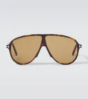 [Tom Ford] Tom Ford Vladimir aviator sunglasses One Size brown