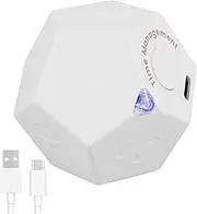 Pomodoro Timer Rotating Dodecagon, Cube Timer Rotating Desk Productivity Timer Rechargeable with Sound Vibrate Light Alarm Flip Timer, 11 Preset Time Portable for Time Management Kids ADHD