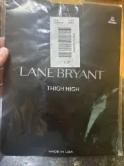 Lane Bryant Black Women’s Thigh High Stockings