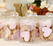 Set 10 Round Clear Glass 150mls Apothecary Favour Jars