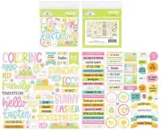 Doodlebug Odds & Ends Chit Chat Die-Cuts-Bunny Hop - 2 Pack