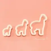 Alpaca / Llama Animal Polymer Clay Cutter Set