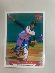 Starlyn Suriel 2015 Signed Lansing Lug Nuts Team Card