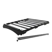 FRONT RUNNER RAM 1500 5th Gen Crew Cab (2019-Current) Slimsport Roof Rack with 40" Lightbar Kit KSDR003TB