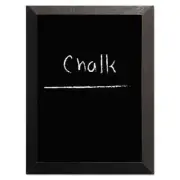 MasterVision� Kamashi Chalk Board, 36 x 24, Black Frame