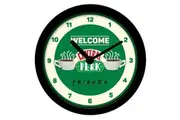 Friends Central Perk Analogue Desk Clock (Green/Off White/Black) (One Size)