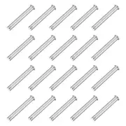 20Pcs M10 x 75mm Single Hole Clevis Pins, 304 Stainless Steel Flat Head Pin