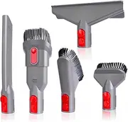 [hygieia] Accessory Tool Kit Compatible with Dyson V7 V8 V10 V11 V12 & V15 Vacuum Cleaners, Attachment Car Cleaning Kit with Brushes and Accessories