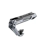 Metal Top Handle W/ 3/8 Screw & Cold Shoes for Camera Cage Rig Stabilizer