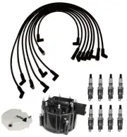 ACDelco Ignition Kit Distributor Rotor Cap Wire Spark Plugs For Chevy GMC V8 5.7