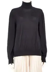 Navy Turtleneck Cashmere Jumper