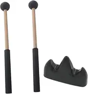Abaodam 1Set Practical Drum Mallet with Bracket Tongue Drum Sticks for Musicians Durable Design for Beginners Percussion Accessory