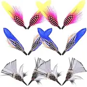 [OATIPHO] 12pcs Diy Plume Crafts Decorative Plumes Decoration Accessories for Diy Headdress Party Cosplay Props