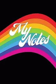 Rainbow Swoosh Notebook: Pretty Lined Notepad For Everyone
