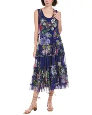 Johnny Was Petite Mazzy Ruffle Dress