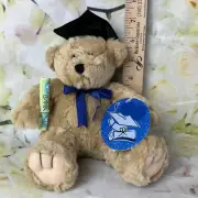 Hallmark Graduation Plush Teddy Bear Cap Tassel Sitting Money Holder NEW