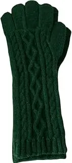 [JINZIJINYU] Winter Knitted Touchscreen Gloves Retro Warm Knitted Twisted Gloves Autumn And Winter Solid Color Five Finger Hand Guard Long Touch Screen Twisted