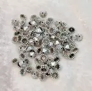 Pewter Beadcap Cone 7 x 3mm 101 pieces