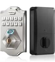 KANFOX Fingerprint Door Lock with Code - Keyless Entry Door Lock, Electronic Key