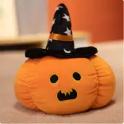 35cm Halloween Pumpkin Plush Doll Wizard Hat Pumpkin Pillow Black Wah Star