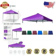 Durable 10' x 10' Air Vent Canopy Cover - Perfect Replacement for Straight Legs