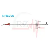 5 PIECES SPACKMAN CANNULA UTERINE SURGICAL GYNECOLOGY INSTRUMENTS