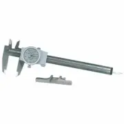 Tesa Brown & Sharpe PCS-96 6" 599-579-4 Dial Caliper w/T-Bar Attachment & Case