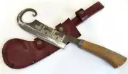 UZBEK NATIONAL AXE CHOPPING KNIFE PCHAK PICHOK HANDMADE WOOD HANDLE (648)