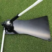 Golf Alignment Stick Holder 360°Swing Practice Plate Plane Trainer Training Aid