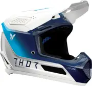 Thor Fleet Storm, motocross helmet , color: White/Dark Blue/Light Blue , size: M