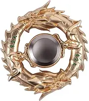 Mtele Fidget Spinner Metal Hand Spinner EDC ADHD Focus Toy Ultra Durable High Speed Anxiety Relief Toy,Gold Chinese Dragon