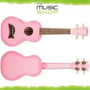 Kala Makala Pink Burst Soprano Dolphin Ukulele with Bag - MK-SD/PKBRST