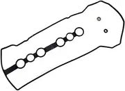 VOFIXE Cylinder Head Valve Cover Gasket Seal Kit, for Toyota, for Corolla, Celica MR2 Matrix 1.8L OE VS50544R Valve Cover Gasket Kit