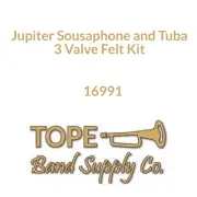 Jupiter Sousaphone & Tuba, 3 Valve, Stem & Finger Button Felt Kit