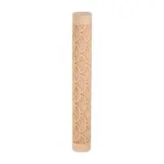 Wood Clay Roller Sea Water Texture Rolling Emboss Beech 15cm x 2cm