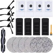 Replacement Parts for Ecovacs Deebot X2 / X2 Omni / X2 Pro / DEX86/ T30S / T30S PRO Robot Vacuum Cleaner - Spare Accessories Kit (Not for T30S COMBO)