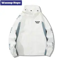 在飛比找ETMall東森購物網優惠-Wassup Hope連帽秋季修身夾克