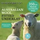 Australian Wool Underlay Underblanket Fully Fitted King Mattress Topper