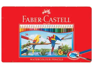 【文具通】Faber-Castell 輝柏 兒童 無毒 水性 油性 彩色鉛筆 色鉛筆 紅鐵盒 A1340040