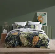 Logan & Mason Kiera Quilt Cover Set Green